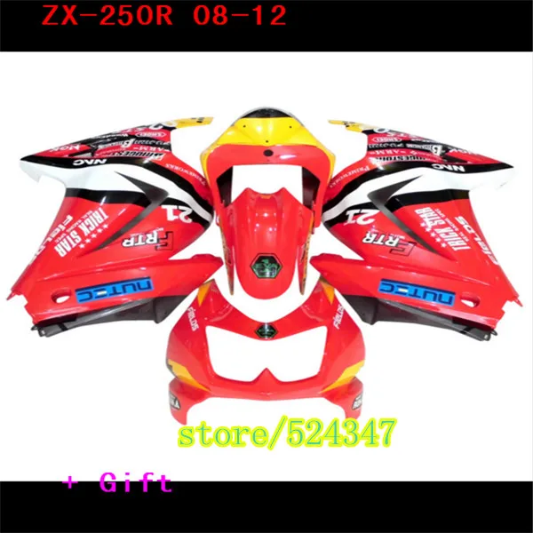 Injection motocicleta kits para For Kawasaki Ninja 250R 2008 2010 2014 08 09 10 14 ZX 250R rojo de moldeo por carenado set
Injection motocicleta kits para For Kawasaki Ninja 250R 2008 2010 2014 08 09 10 14 ZX 250R rojo de moldeo por carenado set