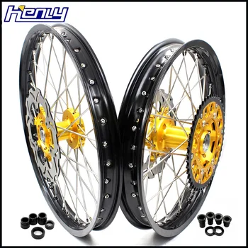 21/18 Motorcycle Rim Complete Enduro Wheels Set For SUZUKI RM125 2001-2007 RM250 2001-2008 Front 250MM Rear 240MM Disc Rims
21/18 Motorcycle Rim Complete Enduro Wheels Set For SUZUKI RM125 2001-2007 RM250 2001-2008 Front 250MM Rear 240MM Disc Rims