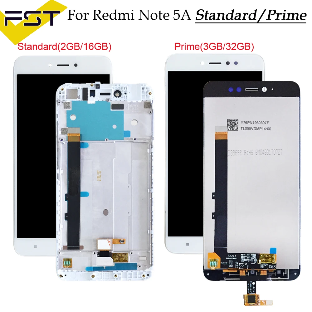 Для Xiaomi Redmi Примечание 5A Prime Pro / Redmi Y1 / Y1 Lite / Note 5A глобальная версия модуль ЖК-дисплей и дигитайзер сенсорный экран с рамкой
Для Xiaomi Redmi Примечание 5A Prime Pro / Redmi Y1 / Y1 Lite / Note 5A глобальная версия модуль ЖК-дисплей и дигитайзер сенсорный экран с рамкой