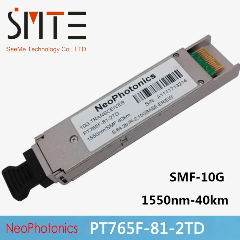 

NeoPhotonics PT765F-81-2TD 10G-1550nm-40km-SMF fiber optical transceiver