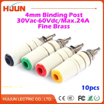 10pcs 4mm 24A M5 Binding Post Copper Banana Panel Socket Plug Audio Speaker Adapter Amplifier Power Female Terminal Connector
10pcs 4mm 24A M5 Binding Post Copper Banana Panel Socket Plug Audio Speaker Adapter Amplifier Power Female Terminal Connector