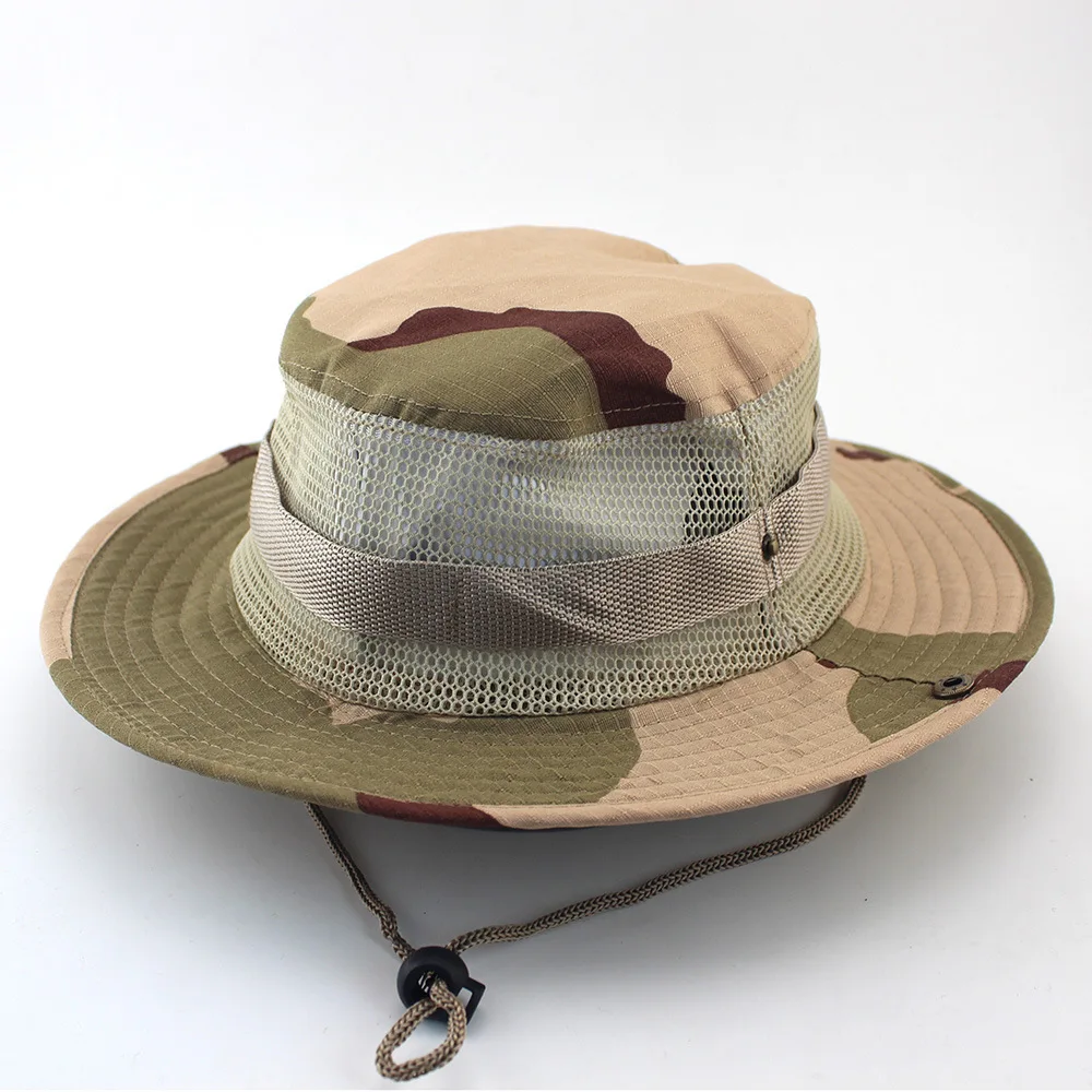 Army Camouflage BOONIE HAT High Quality Military Camouflage Mesh Bucket Hats Hunting Hiking Fishing Climbing Cap A3F3
Army Camouflage BOONIE HAT High Quality Military Camouflage Mesh Bucket Hats Hunting Hiking Fishing Climbing Cap A3F3