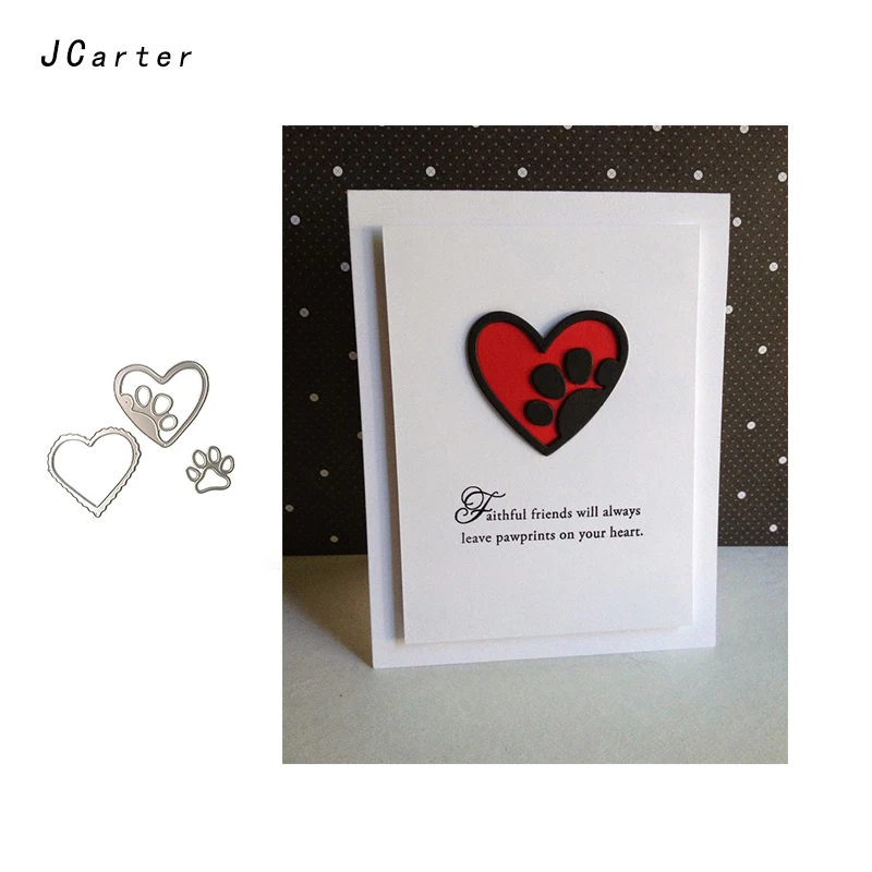 JC Animal Paw Print Heart Metal Cutting Dies for Scrapbooking DIY Embossing Folder Paper Cards Stencils Handmade Album Crafts
JC Animal Paw Print Heart Metal Cutting Dies for Scrapbooking DIY Embossing Folder Paper Cards Stencils Handmade Album Crafts