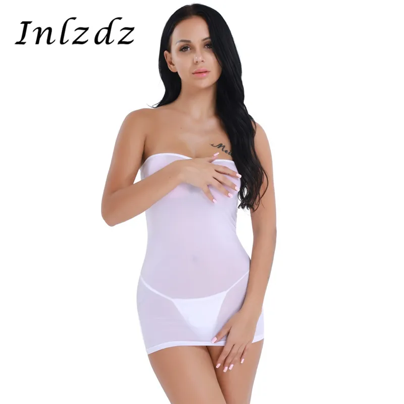 Latex Bandage Dress Clothing for Women Erotic Transparent Dress Fantasias Sexy Lingerie Dress Punch Clothes Lady's Fancy Dress
Latex Bandage Dress Clothing for Women Erotic Transparent Dress Fantasias Sexy Lingerie Dress Punch Clothes Lady's Fancy Dress