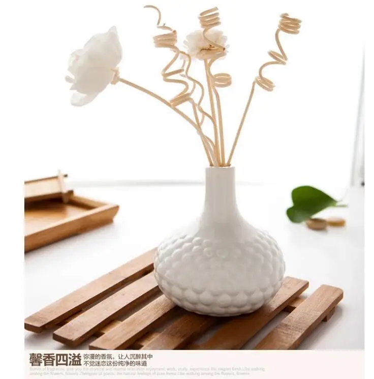 80ml Aromatic Oil Reed Diffuser Ceramic Bottle With Rattan Stick Cinnamon Aromatherapy Scent Perfume Sets Flavoring Room J041-01
80ml Aromatic Oil Reed Diffuser Ceramic Bottle With Rattan Stick Cinnamon Aromatherapy Scent Perfume Sets Flavoring Room J041-01
