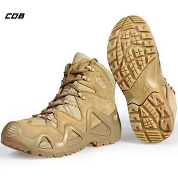 CQB Outdoor Sports Tactical Mountain Climbing Boot Men Wear-resisting Shoes Non-slip Large Size Trekking Shoes for Hiking
CQB Outdoor Sports Tactical Mountain Climbing Boot Men Wear-resisting Shoes Non-slip Large Size Trekking Shoes for Hiking