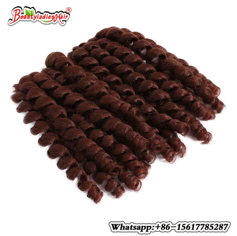 1pack 8inch 70g 20strands per pack pre crocheted jumpy wand curl jamaican bounce twist synthetic hair extension braids
1pack 8inch 70g 20strands per pack pre crocheted jumpy wand curl jamaican bounce twist synthetic hair extension braids