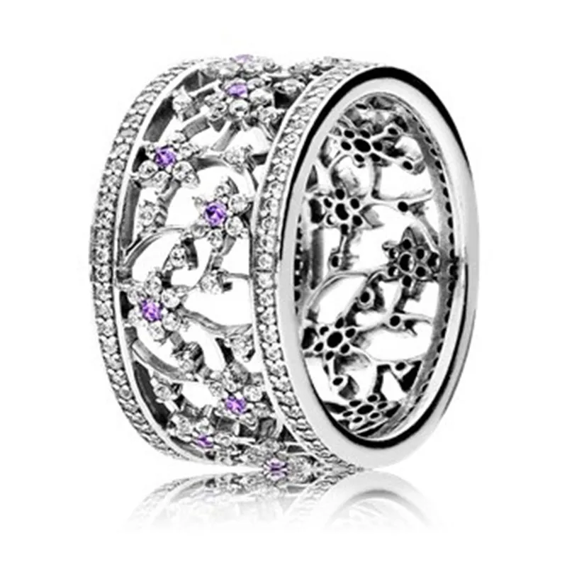 Hot Sale Authentic 925 Sterling Silver Purple Cubic Zirconia Forget Me Not Ring For Women Wedding Ring Fine Pandora Jewelry Gift 
Hot Sale Authentic 925 Sterling Silver Purple Cubic Zirconia Forget Me Not Ring For Women Wedding Ring Fine Pandora Jewelry Gift