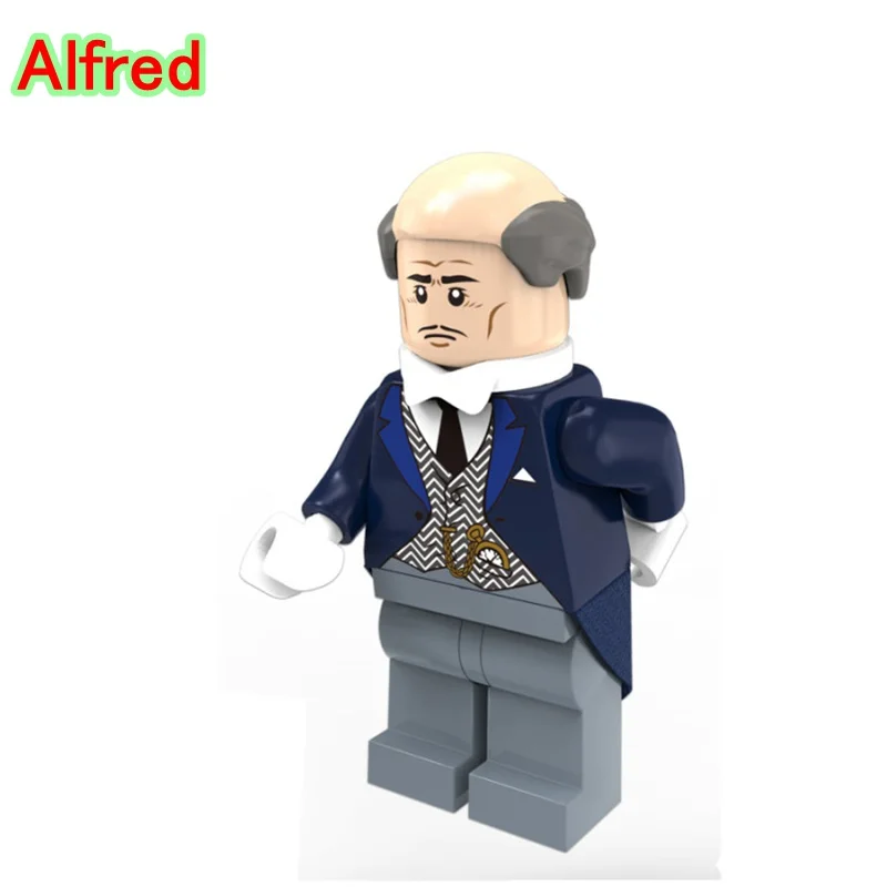 Alfred Pennyworth Mini Dolls Single Legoing DC Super Heroes Batman Loyal butler Building Blocks PG8045 Toys for Children PG164
Alfred Pennyworth Mini Dolls Single Legoing DC Super Heroes Batman Loyal butler Building Blocks PG8045 Toys for Children PG164