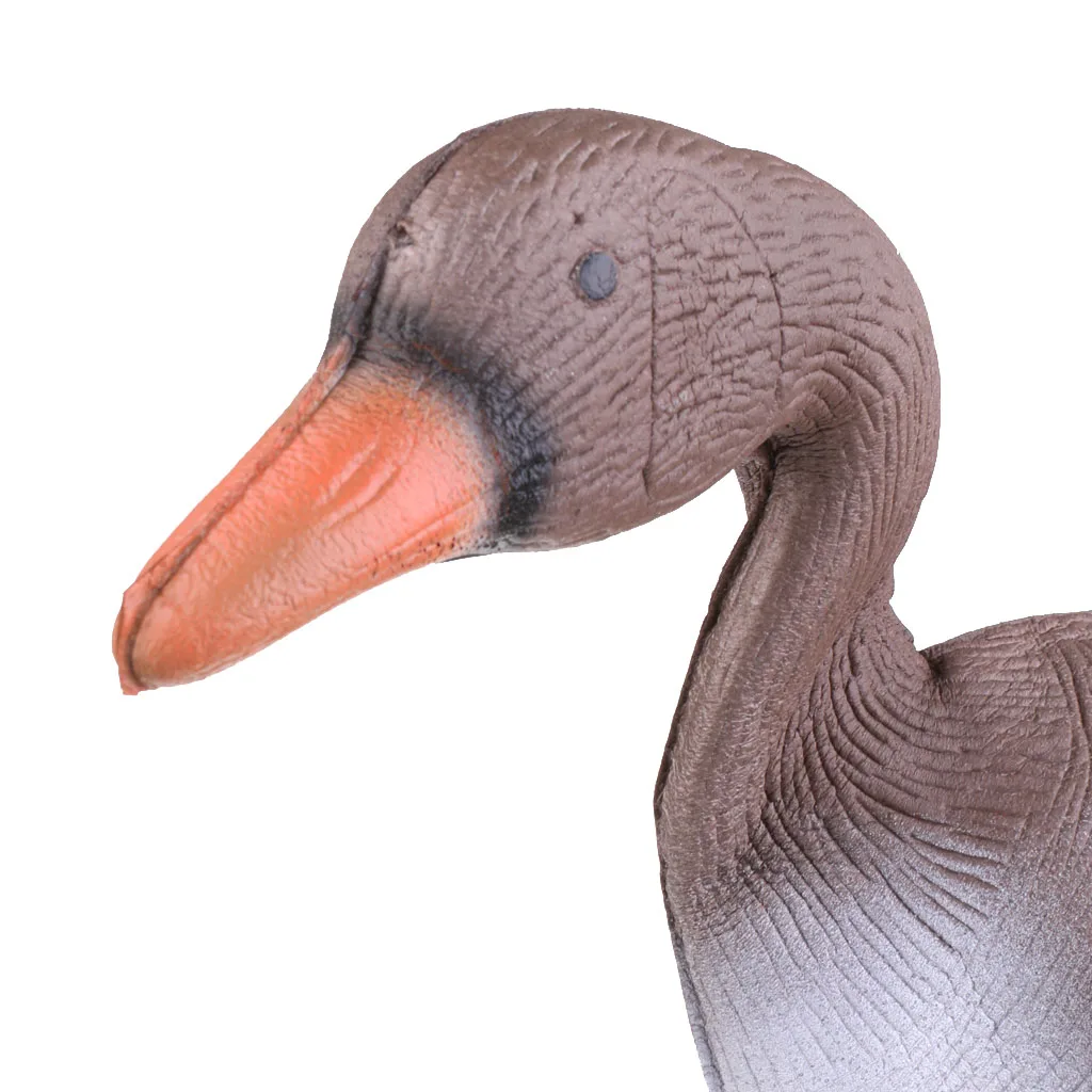 1 Pair Portable Full Body 3D lifelike Goose Hunting Decoys Lawn Yard Decor Hunter Greenhand Gears