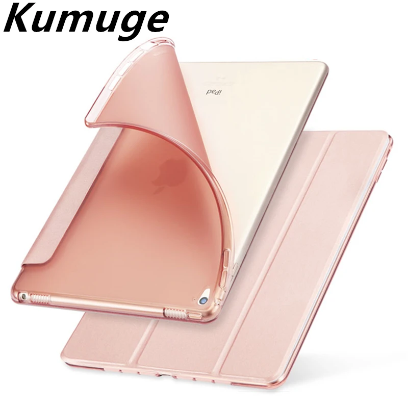 

For iPad 2018 Case PU Leather Magentic Smart Cover Soft TPU Back Cover for New iPad 9.7 2018 2017 A1822 A1893 Tablet Coque Funda