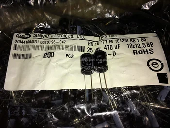 100pcs 470uF 25V SAMWHA RD series 10x12.5mm 25V470uF Aluminum Electrolytic Capacitor
100pcs 470uF 25V SAMWHA RD series 10x12.5mm 25V470uF Aluminum Electrolytic Capacitor