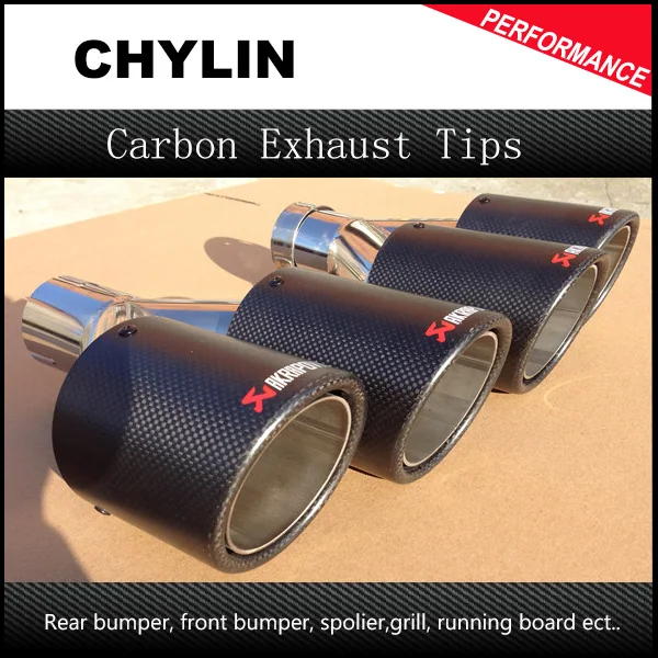 1pair Inlet63mm-Outlet89mm Dual for ak AKRAPOVIC carbon fiber exhaust tip exhaust pipe muffler for BMW for Volkswagen for Benz
1pair Inlet63mm-Outlet89mm Dual for ak AKRAPOVIC carbon fiber exhaust tip exhaust pipe muffler for BMW for Volkswagen for Benz