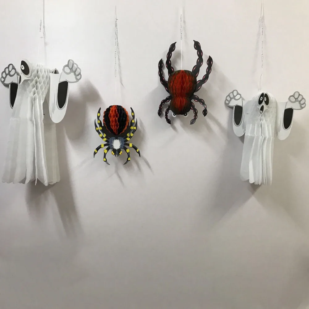 1pcs/lot Party Decoration Honeycomb Ball Lantern Halloween Decoration Spider Ghost Helloween Decoration for Home Black Bat Decor
1pcs/lot Party Decoration Honeycomb Ball Lantern Halloween Decoration Spider Ghost Helloween Decoration for Home Black Bat Decor