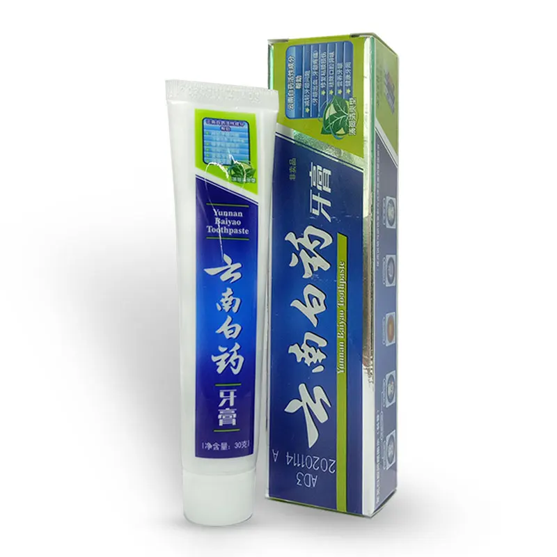 Yunnan BaiyaoToothpaste Antigingivitis Toothpaste Care Genuine Chinese herbal medicinal ingredients to prevent mouth ulcers 30g
Yunnan BaiyaoToothpaste Antigingivitis Toothpaste Care Genuine Chinese herbal medicinal ingredients to prevent mouth ulcers 30g