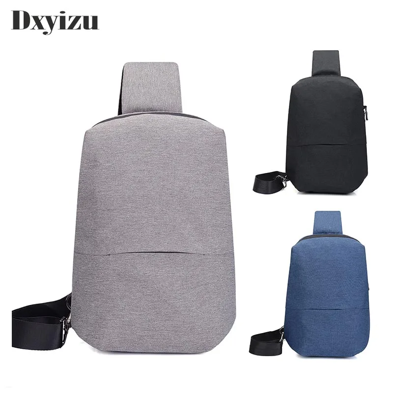 

3 Colors Casul New Canvas Chest Bag Fashion Designer Men's Oxford Anti-theft Sling Shoulder Chest Pack Travel Handbags