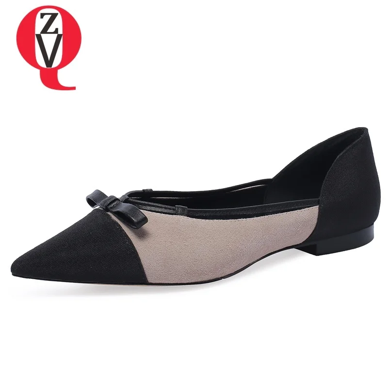 ZVQ shoes woman 2019 spring new concise casual kid suede pointed toe women flats outside comfortable bowtie shallow ladies shoes
ZVQ shoes woman 2019 spring new concise casual kid suede pointed toe women flats outside comfortable bowtie shallow ladies shoes