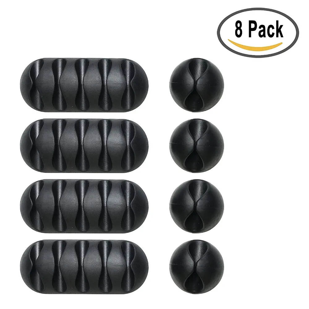 8Pcs Desk Cable Organizer Computer Cable Clips Wire Holder, Desktop USB Cord Management System, 5-Channel x 4+Single Channel x 4
8Pcs Desk Cable Organizer Computer Cable Clips Wire Holder, Desktop USB Cord Management System, 5-Channel x 4+Single Channel x 4