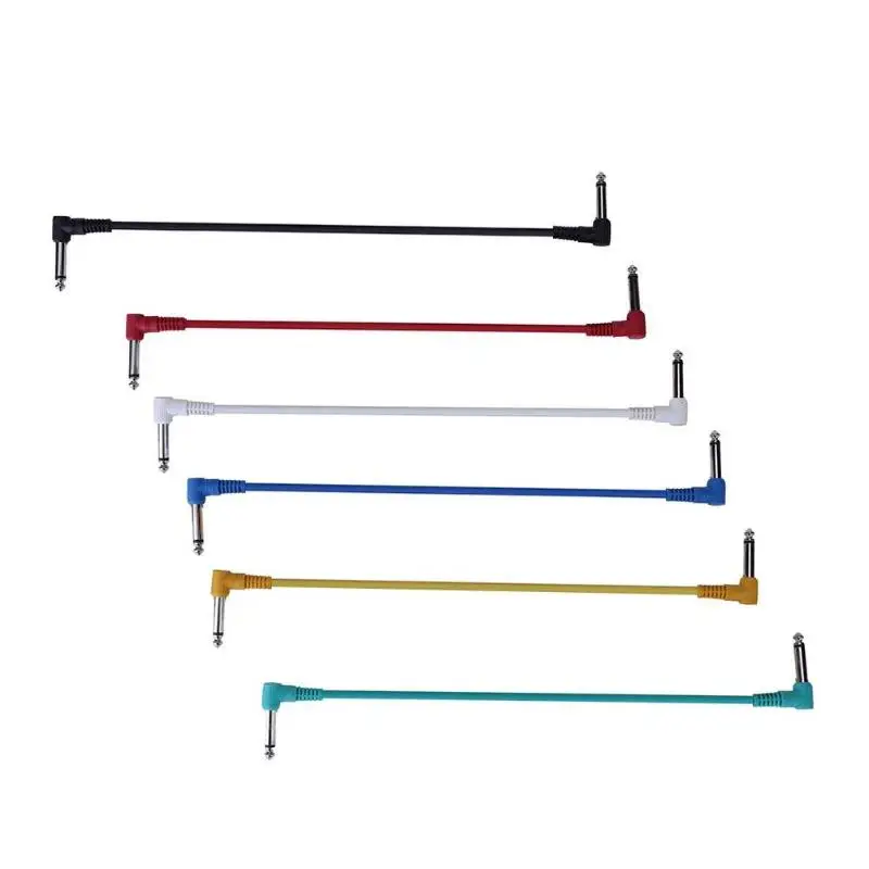 6pcs/lot Electric Guitar Effector Pedal Effector Guitar Connect Cable Line for Amplifier Speaker Guitar Instrument
6pcs/lot Electric Guitar Effector Pedal Effector Guitar Connect Cable Line for Amplifier Speaker Guitar Instrument