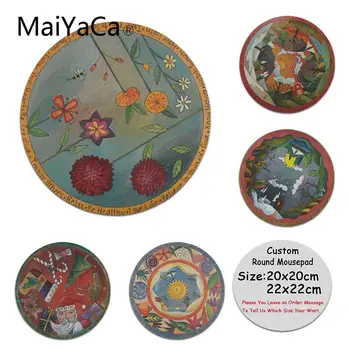 MaiYaCa Personalized Cool Fashion Small Wood Lazy Susan art painting Silicone Pad to Mouse Game High Speed New Round Mousepad
MaiYaCa Personalized Cool Fashion Small Wood Lazy Susan art painting Silicone Pad to Mouse Game High Speed New Round Mousepad