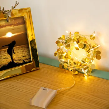 20 LED String Light Home Decorations Gold Round Led battery Light String Party Decoration Light String Bedroom Hanging Lamp
20 LED String Light Home Decorations Gold Round Led battery Light String Party Decoration Light String Bedroom Hanging Lamp
