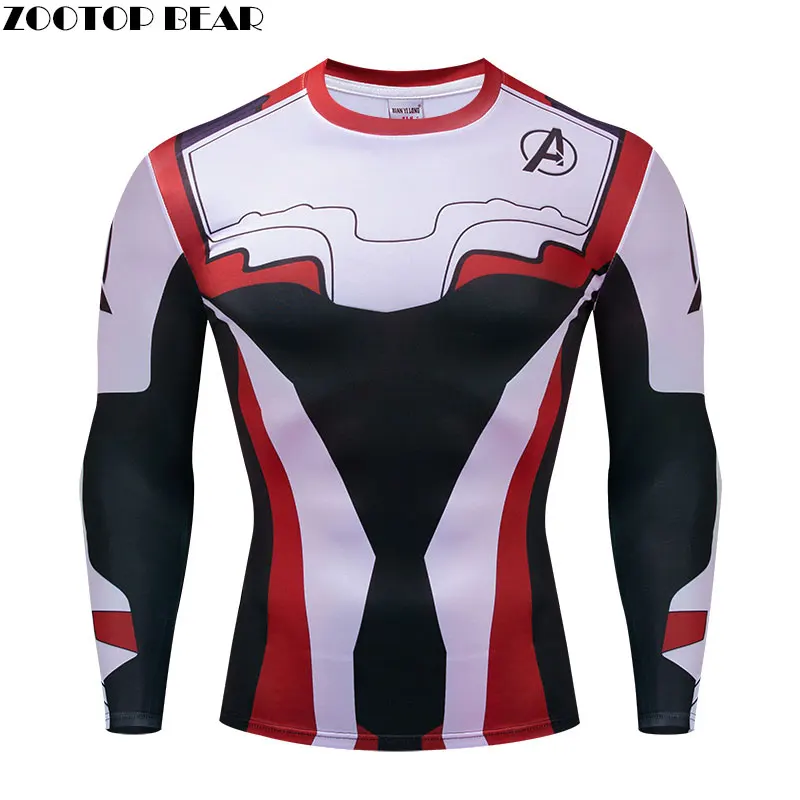 Marvel T shirt Crossfit Men Avengers Endgame Compression Tops Quick Dry The Avenger Fitness Spring shirt Long Sleeve ZOOTOP BEAR
Marvel T shirt Crossfit Men Avengers Endgame Compression Tops Quick Dry The Avenger Fitness Spring shirt Long Sleeve ZOOTOP BEAR