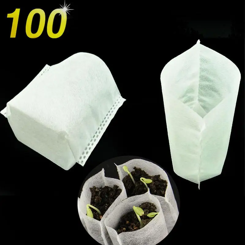 100 pcs New Bags Seedling Bags Garden Supplies Development Growth Bag Plant Planting Nutrition Gardening
100 pcs New Bags Seedling Bags Garden Supplies Development Growth Bag Plant Planting Nutrition Gardening