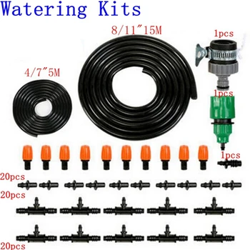20m 8/11mmto4/7mm Watering Kits Greenhouse Irrigation System Micro-Spraying System Watering Club Adjustable Atomization Nozzle
20m 8/11mmto4/7mm Watering Kits Greenhouse Irrigation System Micro-Spraying System Watering Club Adjustable Atomization Nozzle