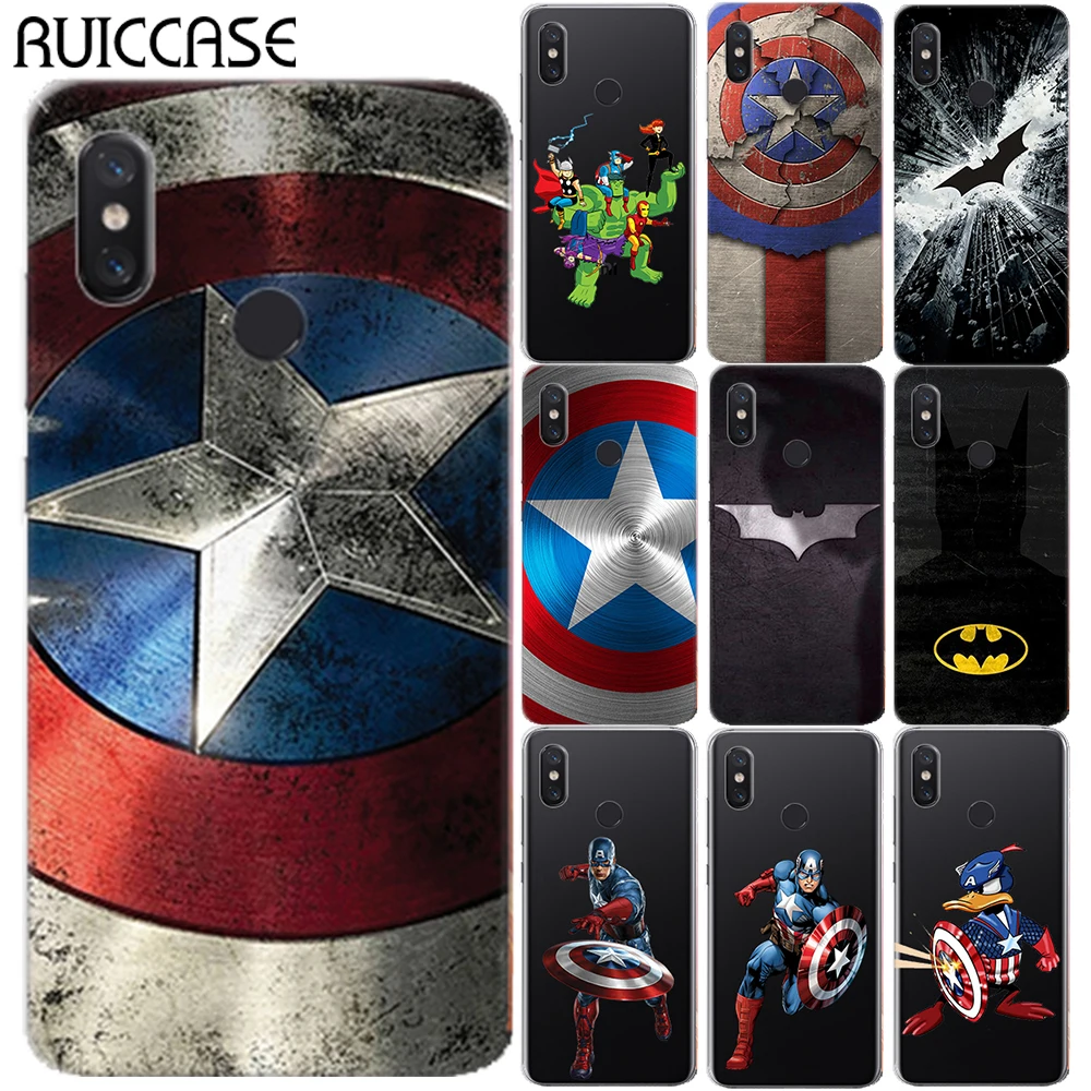 Captain America Soft TPU Case Cover For Coque Xiaomi Mi A1 A2 Mi 8 Lite Redmi Note 5 4 4X 4A 5A 6A 5 Plus 6 Pro Batman Capa
Captain America Soft TPU Case Cover For Coque Xiaomi Mi A1 A2 Mi 8 Lite Redmi Note 5 4 4X 4A 5A 6A 5 Plus 6 Pro Batman Capa