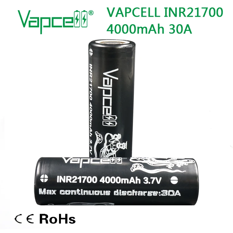 1 USD coupon Vapcell Genuine 21700 4000mah 30A 3.7v Rechargeable Li-ion battery vtc6A rewrap performs 40T great up 20A-25A
1 USD coupon Vapcell Genuine 21700 4000mah 30A 3.7v Rechargeable Li-ion battery vtc6A rewrap performs 40T great up 20A-25A