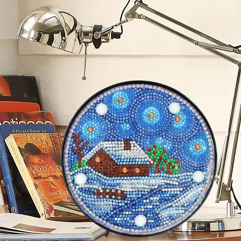 DIY Diamond Painting Full Drill Special Shaped LED Night Lamp for Bedroom Decoration Christmas Gifts
DIY Diamond Painting Full Drill Special Shaped LED Night Lamp for Bedroom Decoration Christmas Gifts