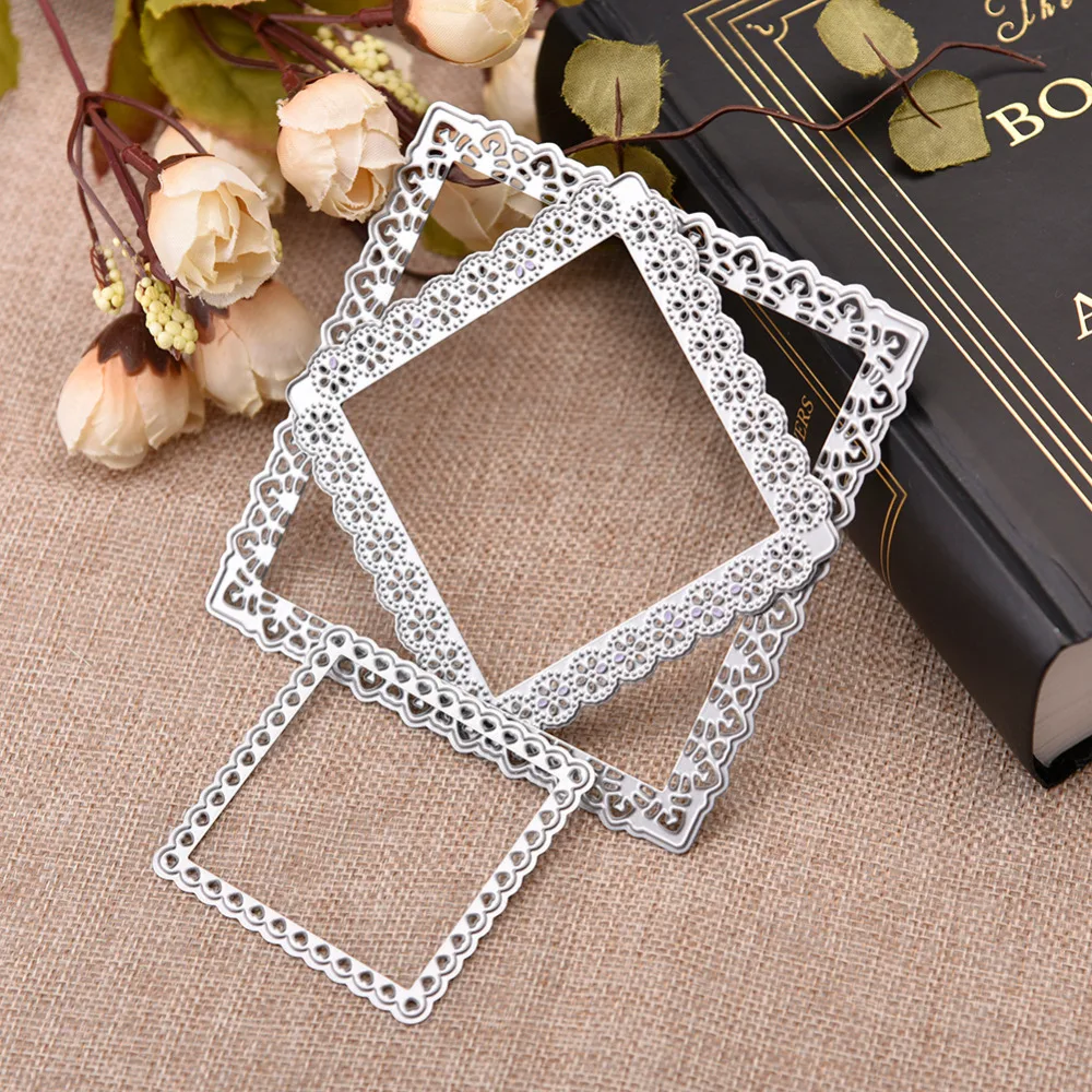Square Frame Metal Steel Cutting Dies Stencils for Fustelle Metalliche Per Scrapbooking Card Making Decor DIY Craft Stencil CUTS
Square Frame Metal Steel Cutting Dies Stencils for Fustelle Metalliche Per Scrapbooking Card Making Decor DIY Craft Stencil CUTS