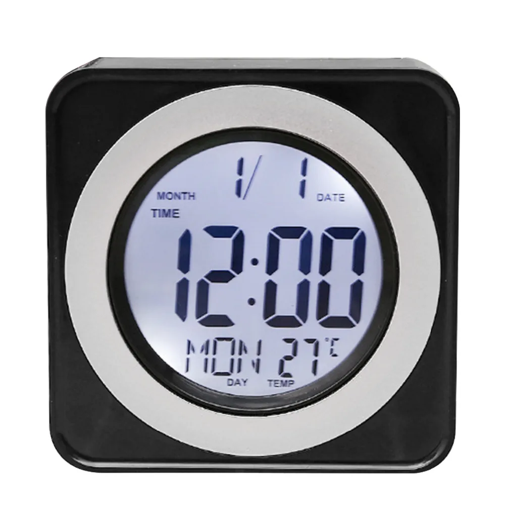 Digital Large LCD Alarm Clock Desk Thermometer Humidity Backlit Clock Home Decor With Snooze Voice Control
Digital Large LCD Alarm Clock Desk Thermometer Humidity Backlit Clock Home Decor With Snooze Voice Control