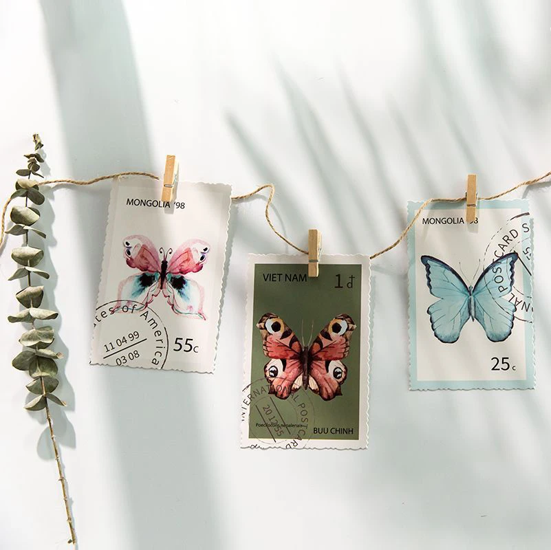 30pcs butterfly stamp design card multi-use as Scrapbooking party invitation DIY gift greeting card message postcard
30pcs butterfly stamp design card multi-use as Scrapbooking party invitation DIY gift greeting card message postcard