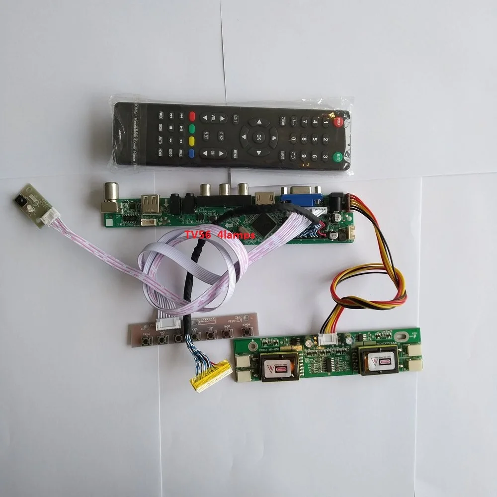 for M201EW02 V8 VGA AV 1680X1050 20.1" 30pin TV USB New LCD HDMI Digital Signal kit Module 4 lamps Controller Driver Board
for M201EW02 V8 VGA AV 1680X1050 20.1" 30pin TV USB New LCD HDMI Digital Signal kit Module 4 lamps Controller Driver Board