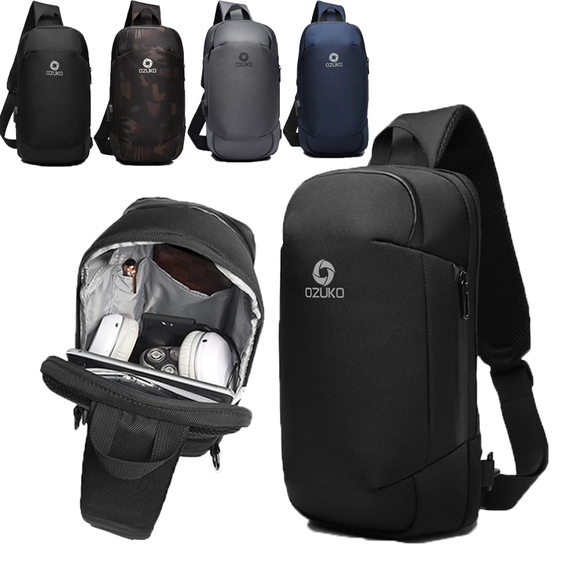 New Men Crossbody Bags Anti Theft Fashion Messenger Sling Bag for Travel Waterproof 9.7 inch Ipad Shoulder Bag Chest Pack Male
New Men Crossbody Bags Anti Theft Fashion Messenger Sling Bag for Travel Waterproof 9.7 inch Ipad Shoulder Bag Chest Pack Male