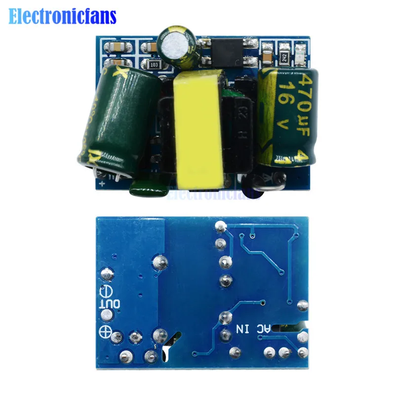 AC-DC 12V 450mA 5W Power Supply Buck Converter Step Down Transformers Module for Arduino
AC-DC 12V 450mA 5W Power Supply Buck Converter Step Down Transformers Module for Arduino