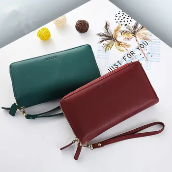 High Quality Luxury Women's Wallets Leather Ms Long Clutch Purse Coin Pocket Zipper Wallet Women Purses Card Female Holde
High Quality Luxury Women's Wallets Leather Ms Long Clutch Purse Coin Pocket Zipper Wallet Women Purses Card Female Holde