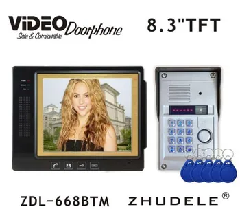 ZHUDELE Luxury 8.3" Display Wired Video Door Phone Touch button Doorbell Intercom & Night Vision 700TVL HD Home Security Camera
ZHUDELE Luxury 8.3" Display Wired Video Door Phone Touch button Doorbell Intercom & Night Vision 700TVL HD Home Security Camera