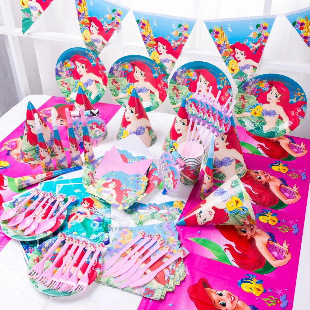 happy birthday kids Mermaid baby shower wedding festival party decoration set disposable tableware set plates suppliers
happy birthday kids Mermaid baby shower wedding festival party decoration set disposable tableware set plates suppliers