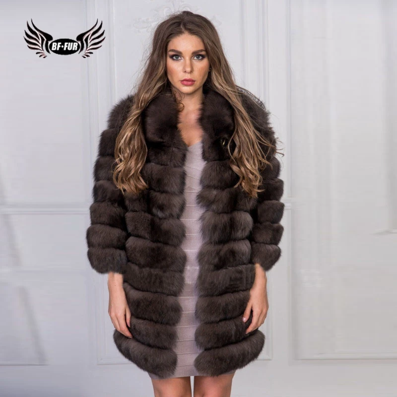 BFFUR Real Fox Fur Coat 2018 New Women Clothes Made of Full Pelt With Mandarin Collar Wide-waisted Warm Women Outerwear Harajuku
BFFUR Real Fox Fur Coat 2018 New Women Clothes Made of Full Pelt With Mandarin Collar Wide-waisted Warm Women Outerwear Harajuku