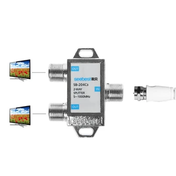 2-Way HD Digital Splitter Connector Satellite TV Receiver Designed For SATV/CATV
2-Way HD Digital Splitter Connector Satellite TV Receiver Designed For SATV/CATV
