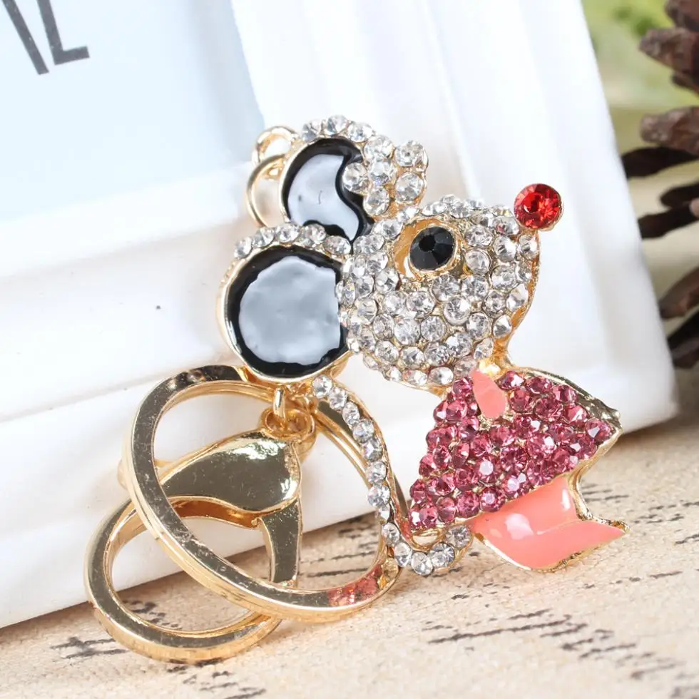 Lovely Mouse Rat Charm Pendant Cute Rhinestone Crystal Car Purse Bag Key Chain Jewelry Creative Party Birthday Gift
Lovely Mouse Rat Charm Pendant Cute Rhinestone Crystal Car Purse Bag Key Chain Jewelry Creative Party Birthday Gift