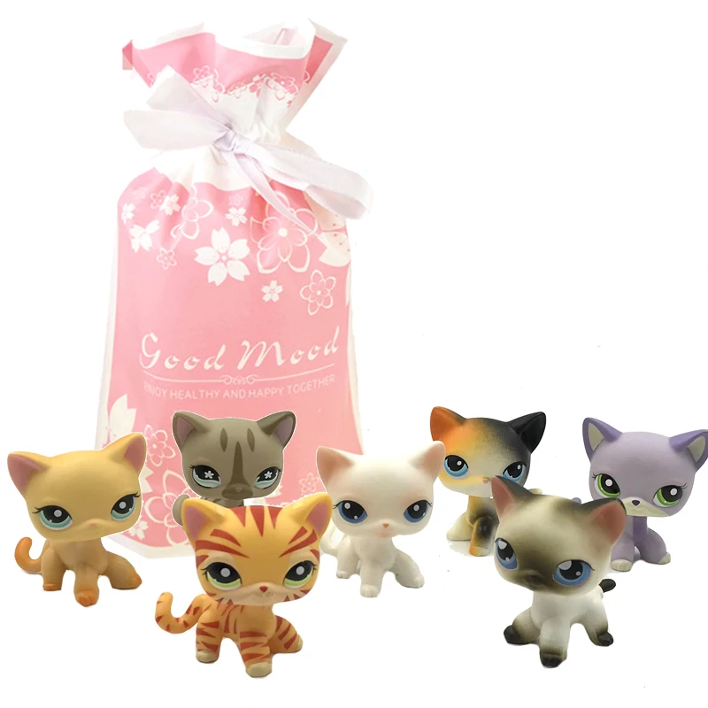 7 Pcs/bag Rare pet shop lps toys cat real animal standing grey siamese short hair kitty #5 New Year toys for child with gift bag
7 Pcs/bag Rare pet shop lps toys cat real animal standing grey siamese short hair kitty #5 New Year toys for child with gift bag