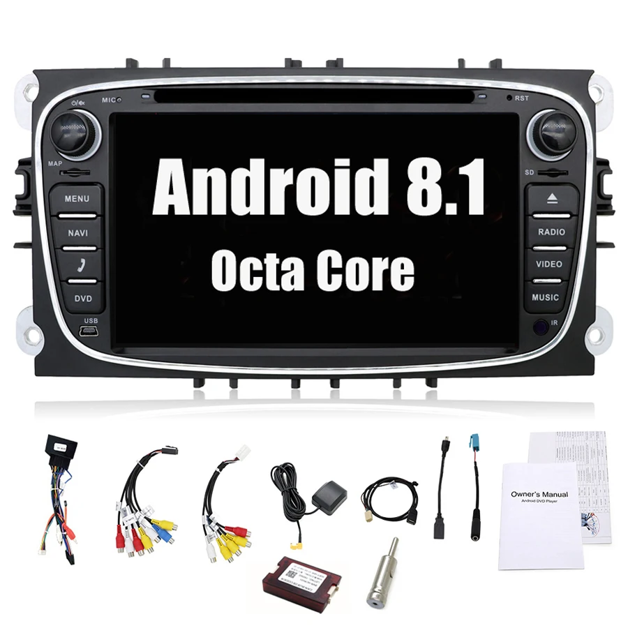 2 Din Octa Core 7'' Android 8.1 For Ford Focus Mondeo Galaxy Car Radio DVD Player GPS Navigation Bluetooth Car Stereo Wifi DAB
2 Din Octa Core 7'' Android 8.1 For Ford Focus Mondeo Galaxy Car Radio DVD Player GPS Navigation Bluetooth Car Stereo Wifi DAB