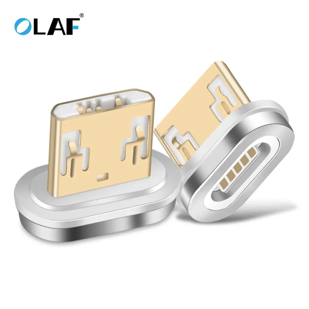 OLAF Magnetic Cable Plug Micro usb Type C Plug Super Fast Charging Phone Microusb Type-C Magnet Charger usb c Plugs
OLAF Magnetic Cable Plug Micro usb Type C Plug Super Fast Charging Phone Microusb Type-C Magnet Charger usb c Plugs