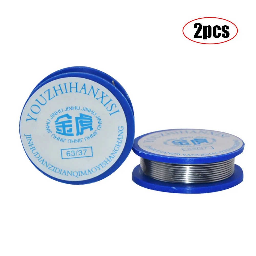 2 pcs*1.7 Meter Tin Lead Soldering Wire Melt Rosin Core Solder Soldering Wire Roll 63/37 FLUX 2.0% Welding Line for Students
2 pcs*1.7 Meter Tin Lead Soldering Wire Melt Rosin Core Solder Soldering Wire Roll 63/37 FLUX 2.0% Welding Line for Students