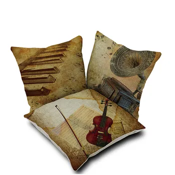 High Qulity 3D Printed Music Series Note Cotton Linen Decorative Cushion Cover Car Seat Pillow Case 45*45cm Pillowcase
High Qulity 3D Printed Music Series Note Cotton Linen Decorative Cushion Cover Car Seat Pillow Case 45*45cm Pillowcase