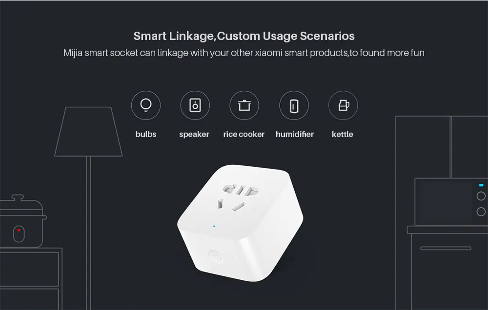Xiaomi Mijia Smart wifi Socket Plug Enhanced Dual USB Fast Charger Timer Setting Electricity statistics Wireless APP Control (8)