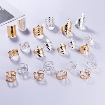 Antique Design Hollow Love Flower Leaf Cuff Rings Adjustable Opening Rings For Women Party Wedding Trendy Jewelry
Antique Design Hollow Love Flower Leaf Cuff Rings Adjustable Opening Rings For Women Party Wedding Trendy Jewelry
